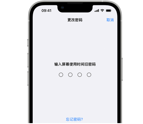 都昌iPhone屏幕维修分享iPhone屏幕使用时间密码忘记了怎么办 