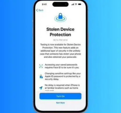 都昌苹果授权维修店分享被盗设备保护功能开启方法