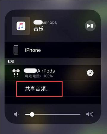 都昌苹果14音频维修点分享iPhone14音频共享设置方法 