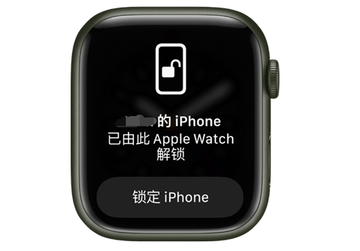 都昌苹果手机维修分享用 AppleWatch 解锁配备面容 ID 的 iPhone方法 