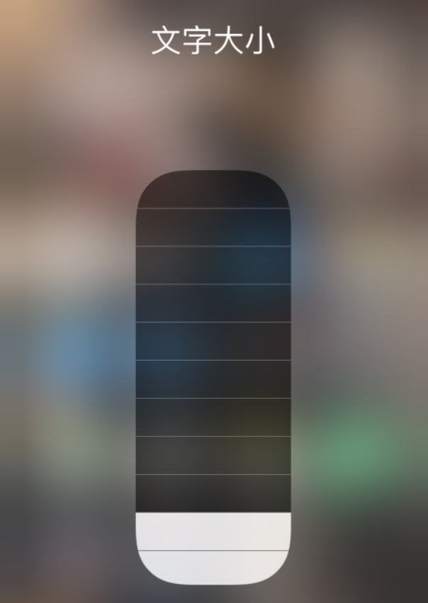 都昌苹果手机维修分享小技巧：在 iPhone 控制中心快速调节字体大小 